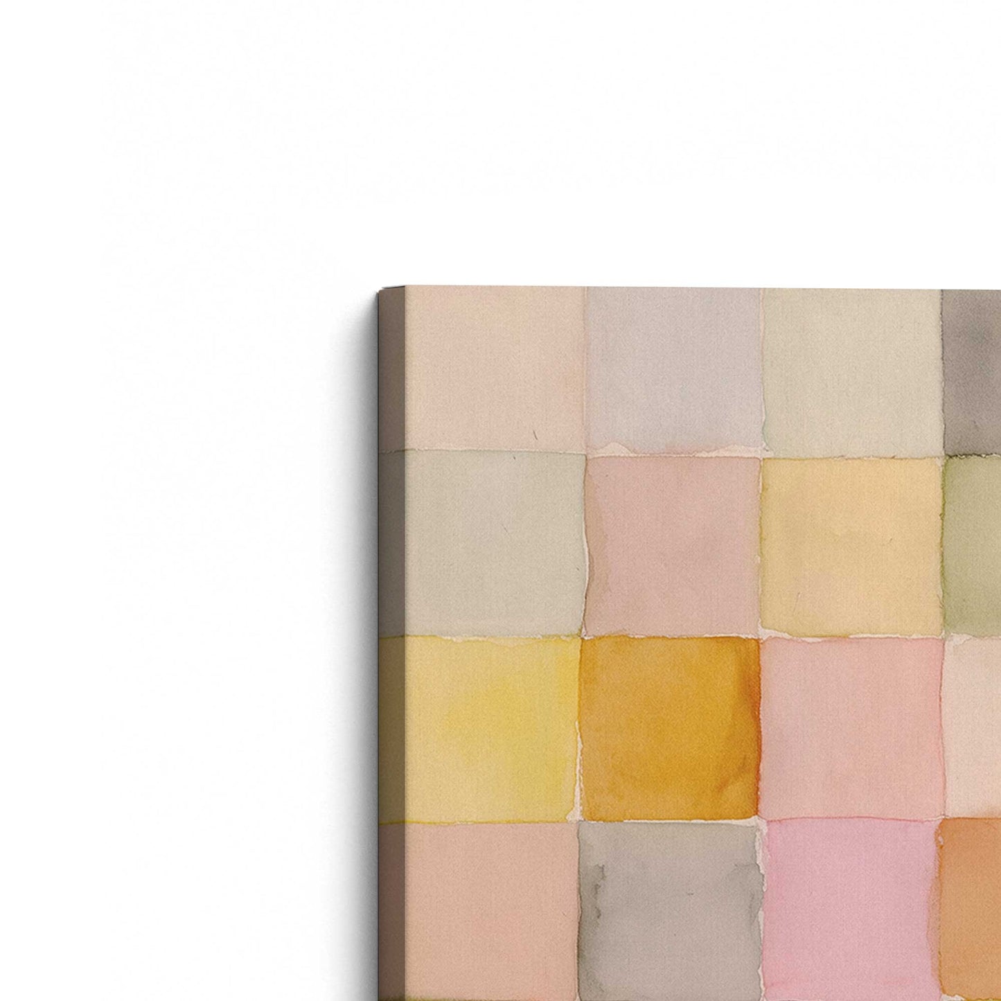 [Color:Stretched Canvas], Picture of the corner of the art