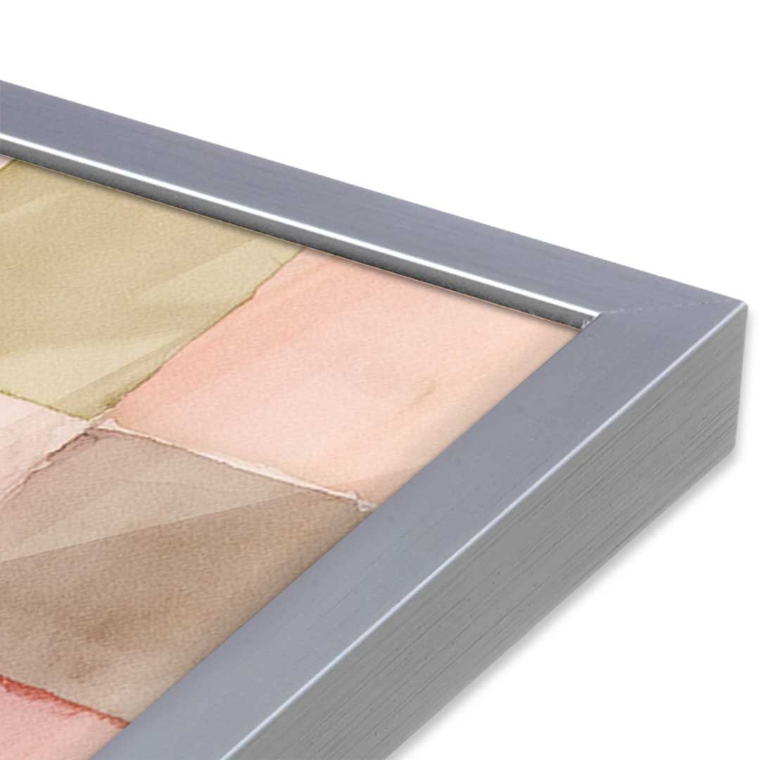 [Color:Polished Chrome], Picture of art in a Polished Chrome frame at an angle