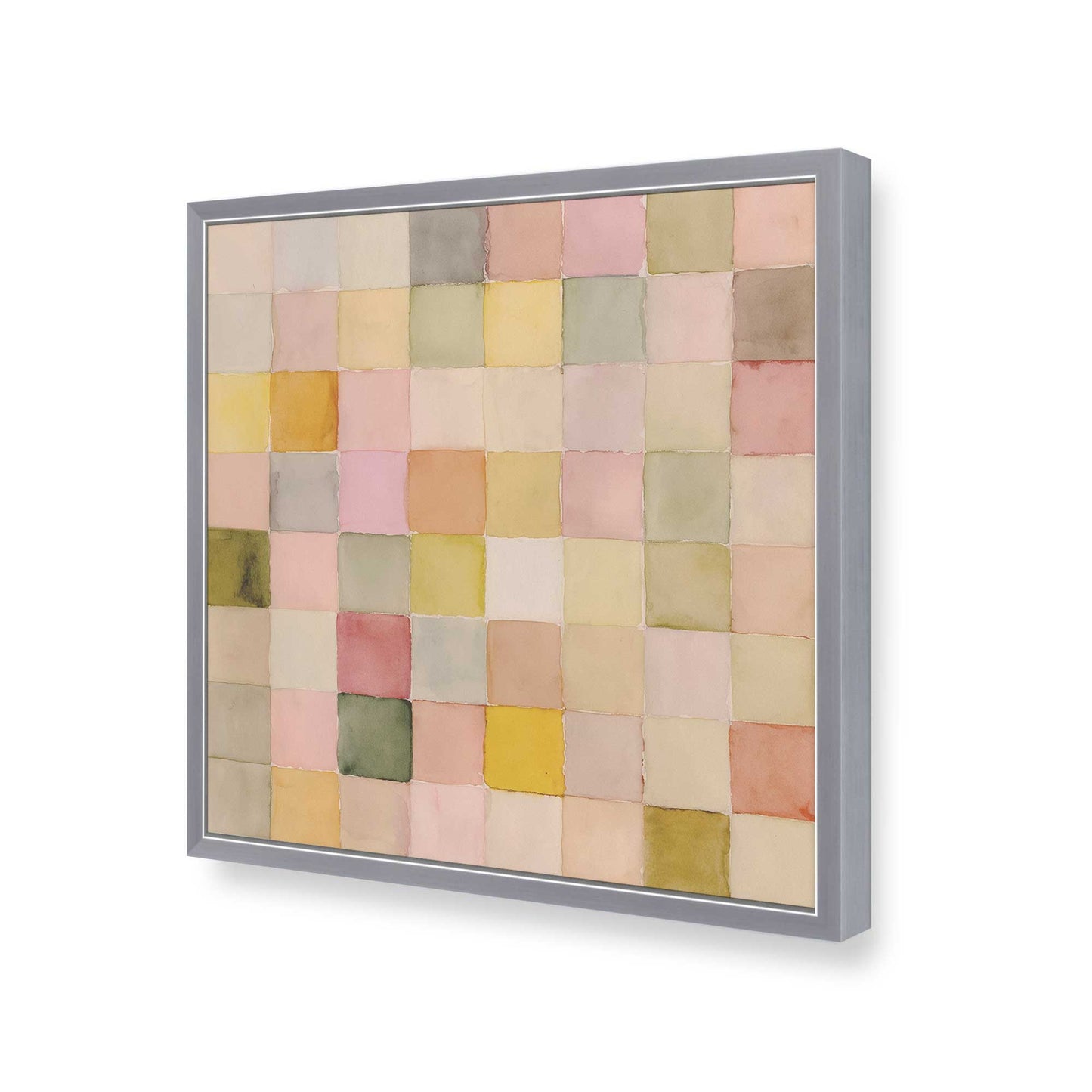 [Color:Polished Chrome], Picture of art in a Polished Chrome frame of the corner