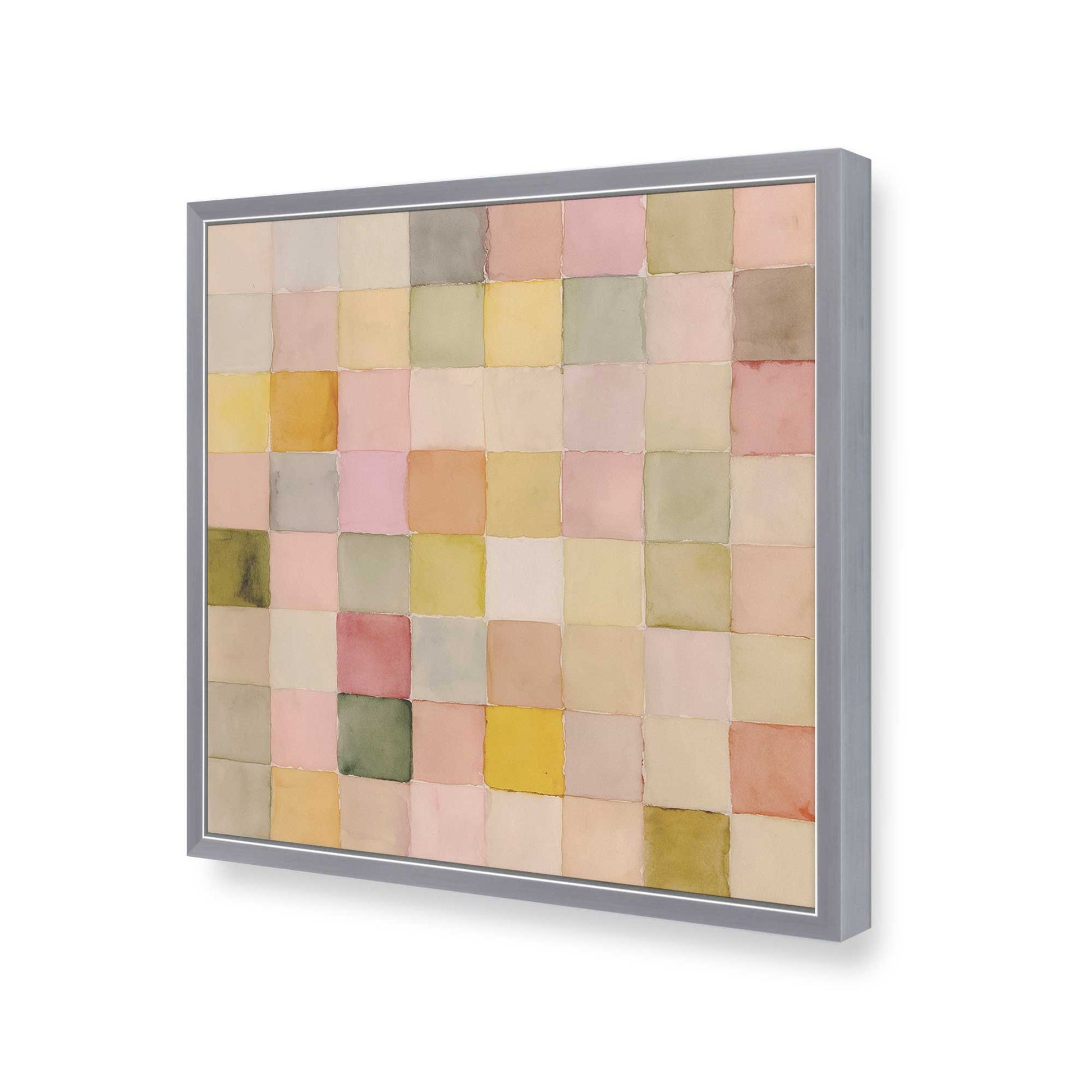 [Color:Polished Chrome], Picture of art in a Polished Chrome frame of the corner