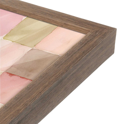 [Color:Walnut], Picture of art in a Walnut frame at an angle