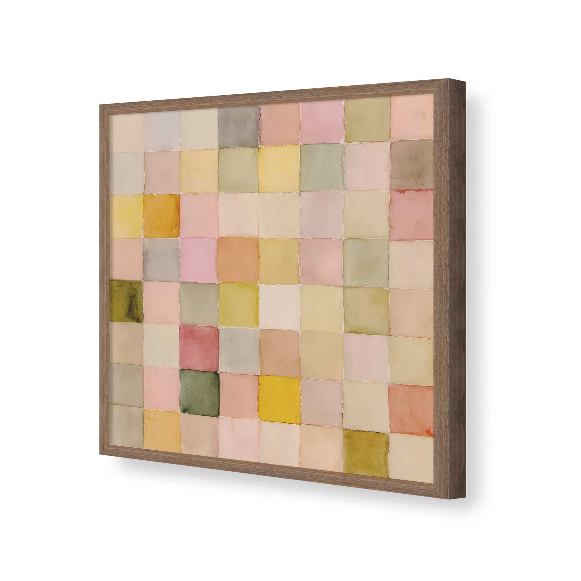 [Color:Walnut], Picture of art in a Walnut frame of the corner