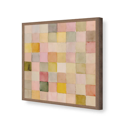 [Color:Walnut], Picture of art in a Walnut frame of the corner