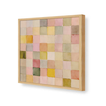 [Color:American Maple], Picture of art in a American Maple frame of the corner