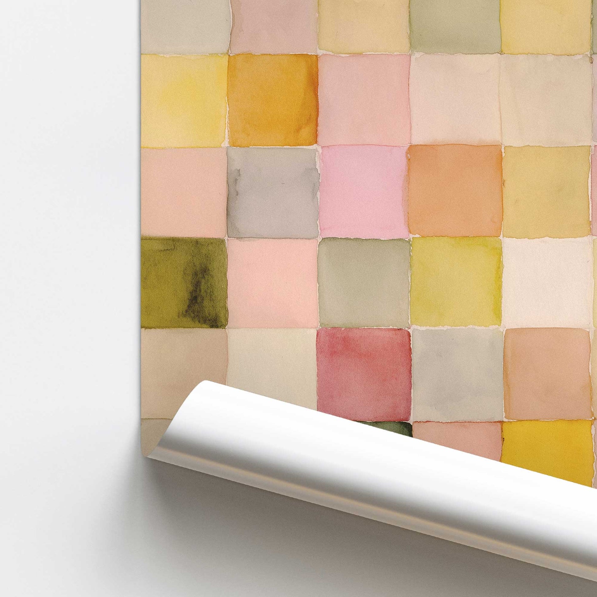 [Color:Rolled Print], Picture of close up of art