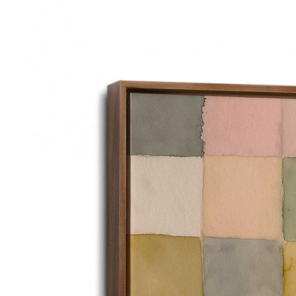 [Color:Walnut], Picture of art in a Walnut frame at an angle