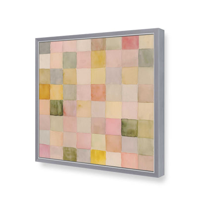 [Color:Polished Chrome], Picture of art in a Polished Chrome frame of the corner