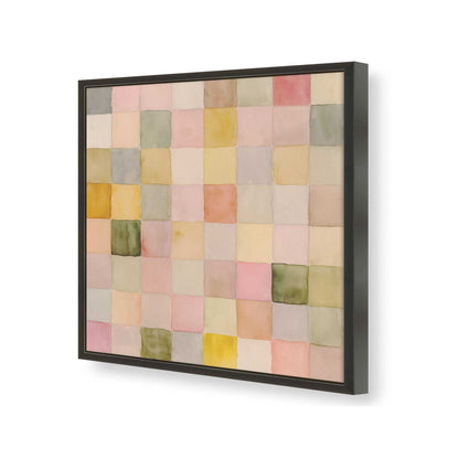 [Color:Satin Black], Picture of art in a Satin Black frame of the corner