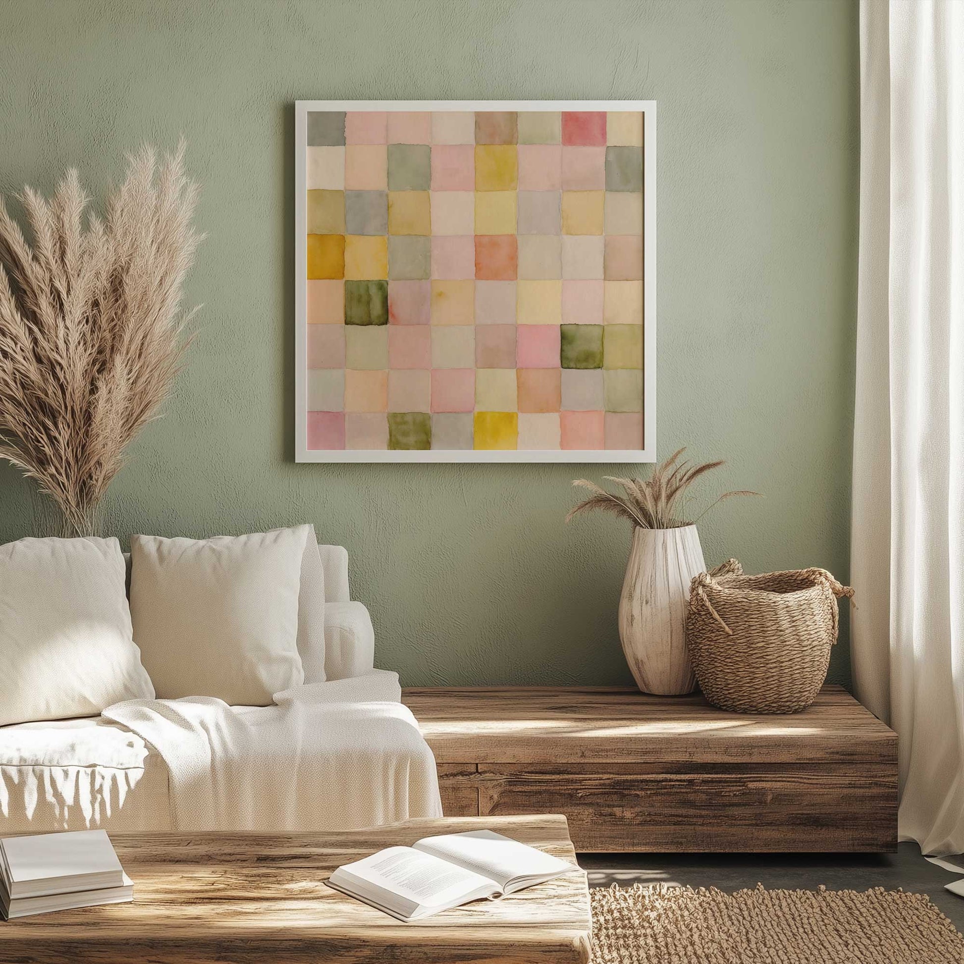 Picture of art in a room