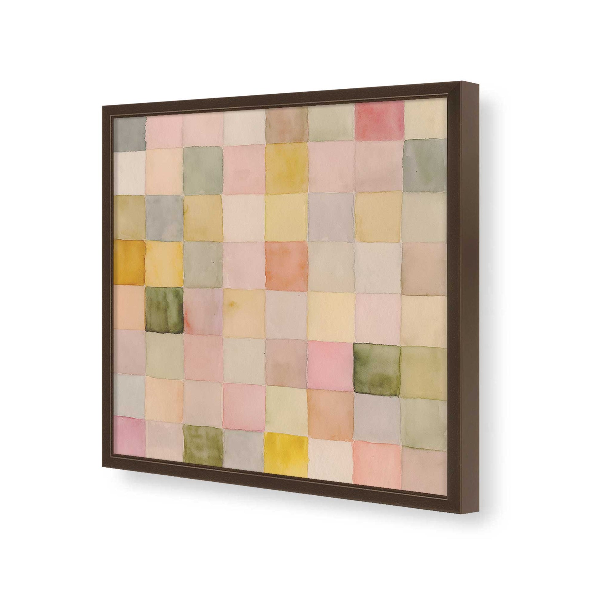 [Color:Espresso], Picture of art in a Espresso frame of the corner