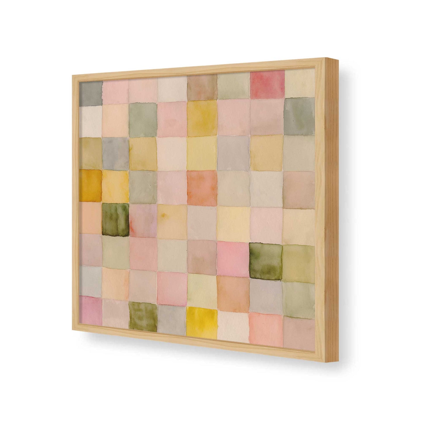 [Color:American Maple], Picture of art in a American Maple frame of the corner