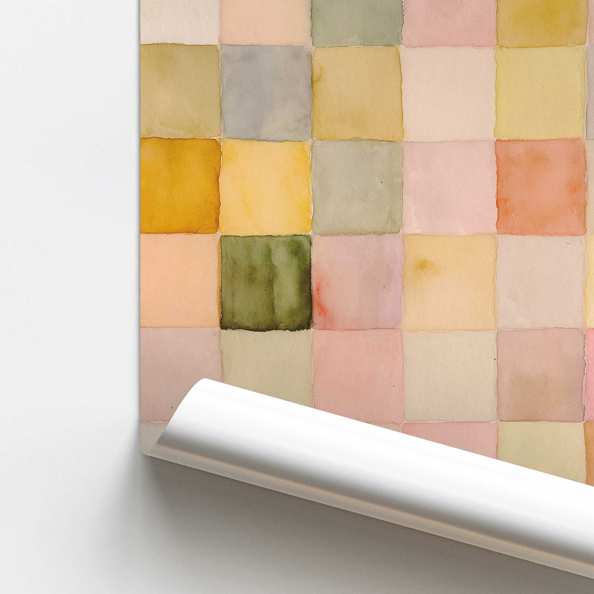 [Color:Rolled Print], Picture of close up of art
