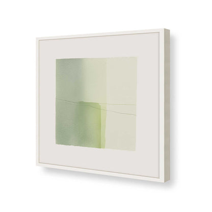 [Color:Opaque White], Picture of art in a Opaque White frame of the corner