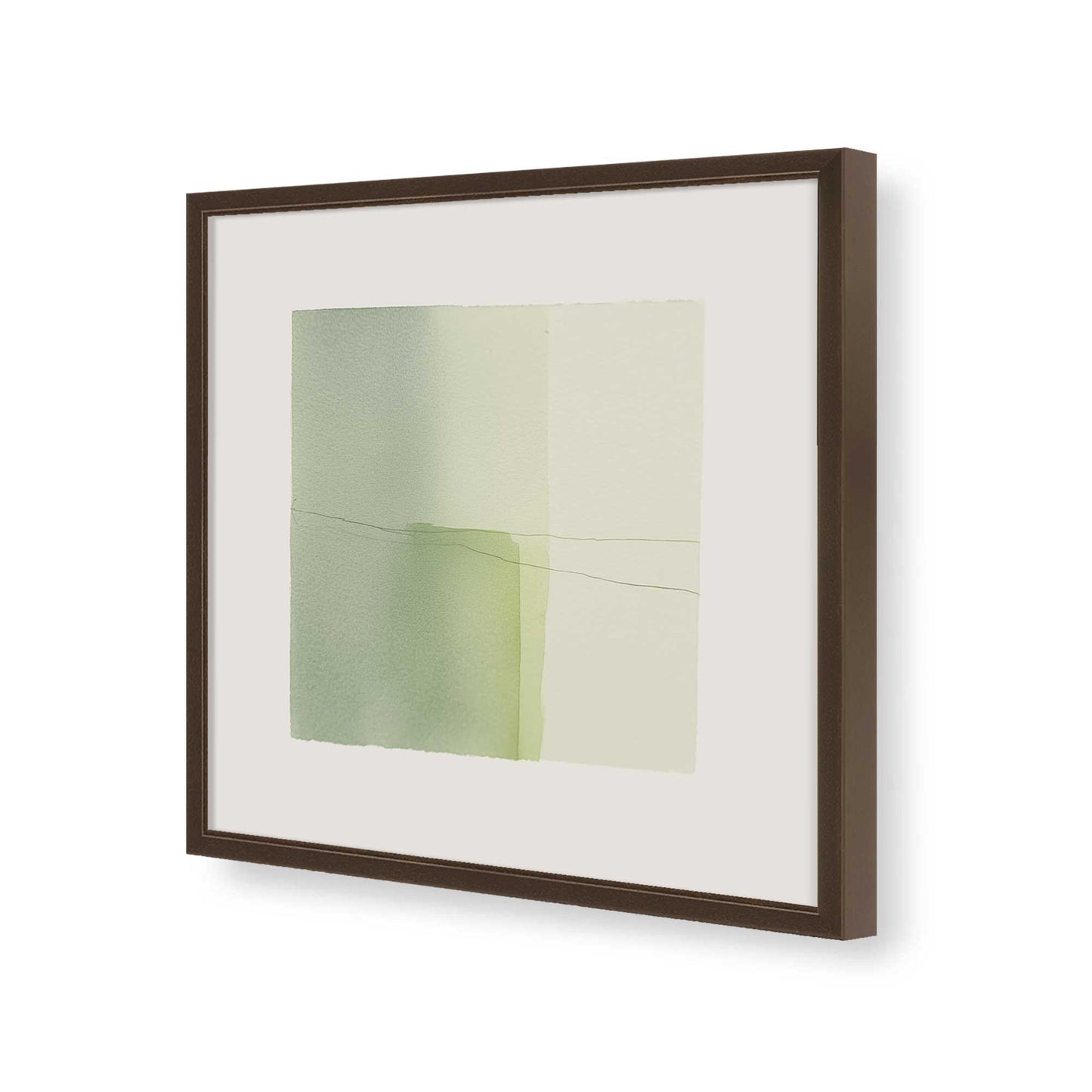 [Color:Espresso], Picture of art in a Espresso frame of the corner