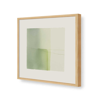 [Color:American Maple], Picture of art in a American Maple frame of the corner