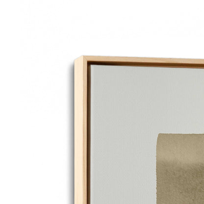 [Color:American Maple], Picture of art in a American Maple frame at an angle