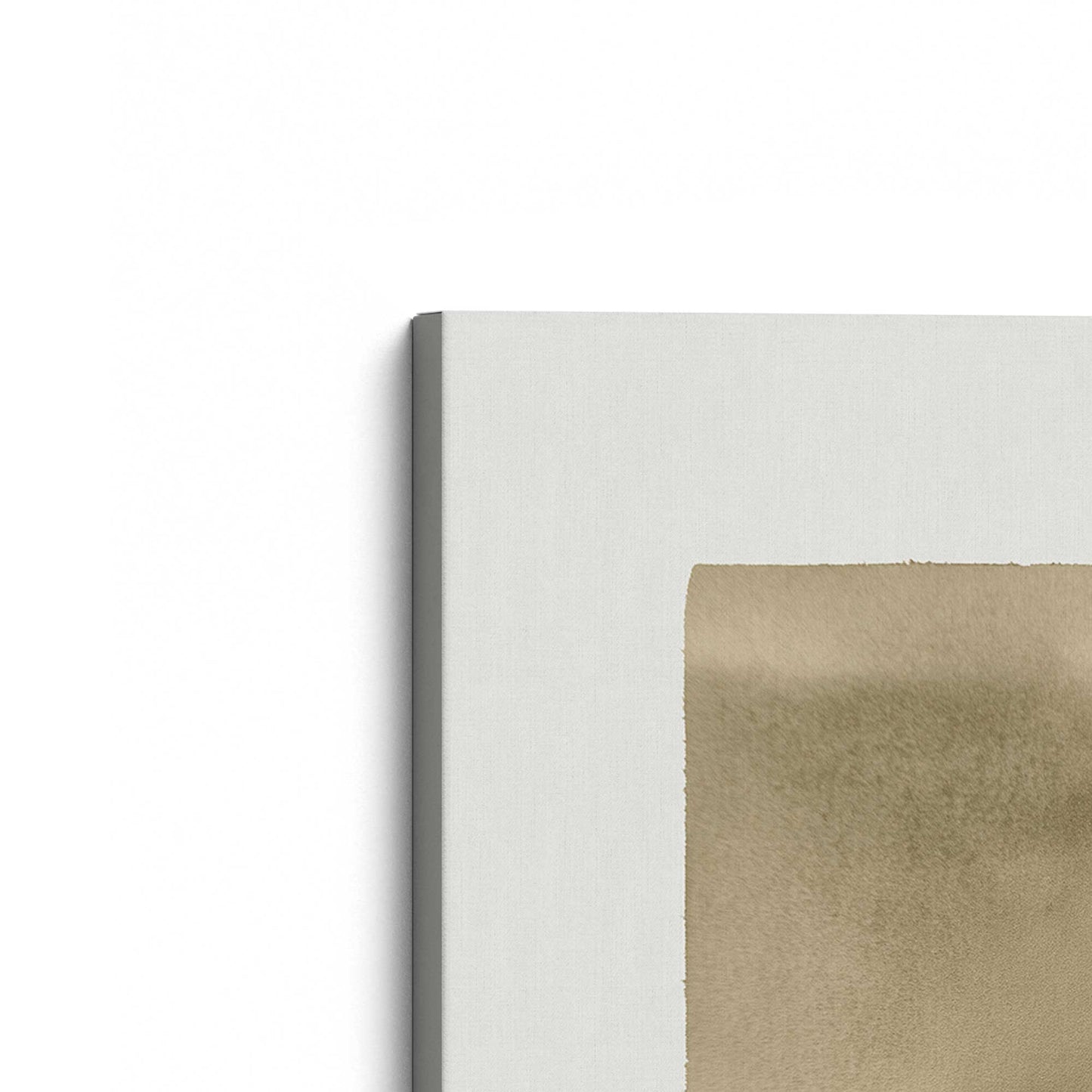 [Color:Stretched Canvas], Picture of the corner of the art