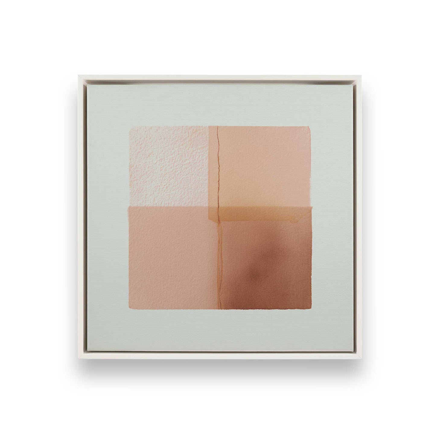 [Color:Opaque White], Picture of art in a White frame