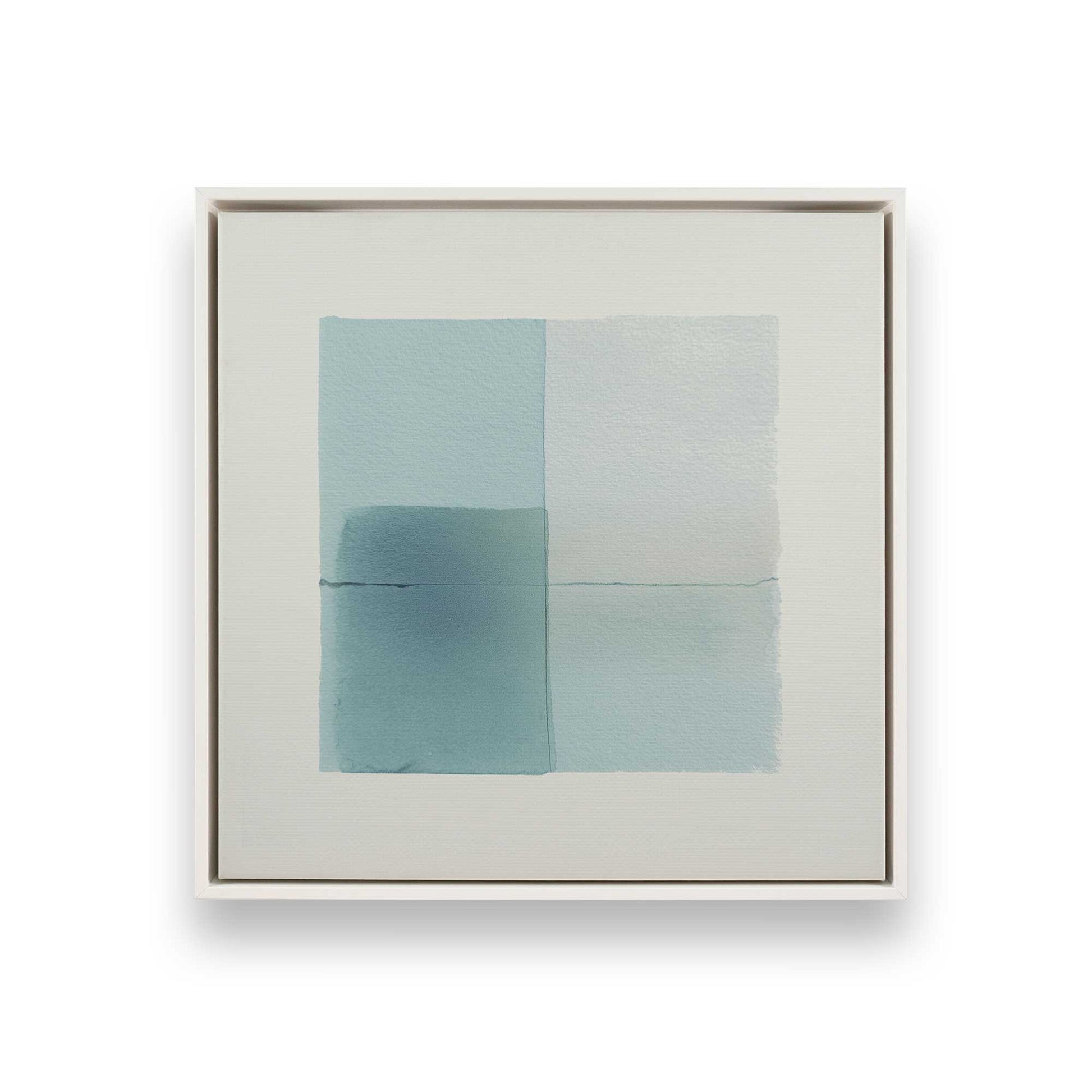 [Color:Opaque White], Picture of art in a White frame