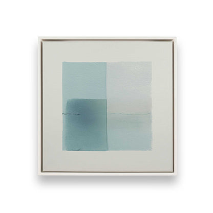 [Color:Opaque White], Picture of art in a White frame