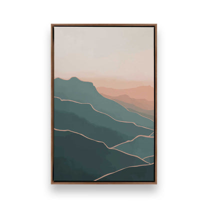 [Color:Walnut], Picture of art in a Walnut frame