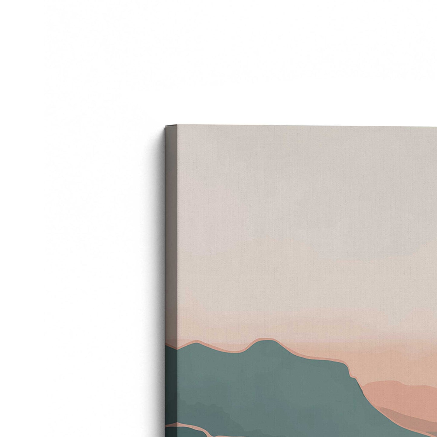 [Color:Stretched Canvas], Picture of the corner of the art