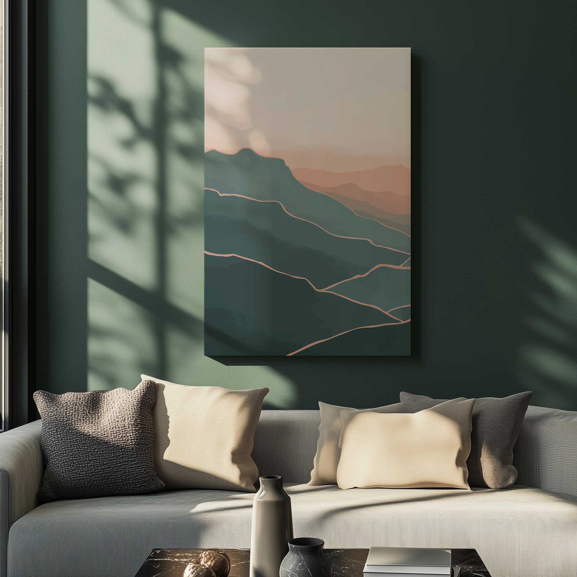 Picture of art in a room