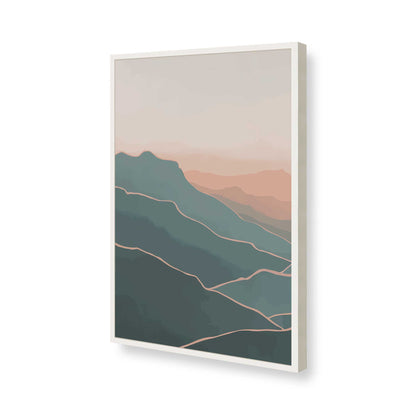 [Color:Opaque White], Picture of art in a Opaque White frame of the corner