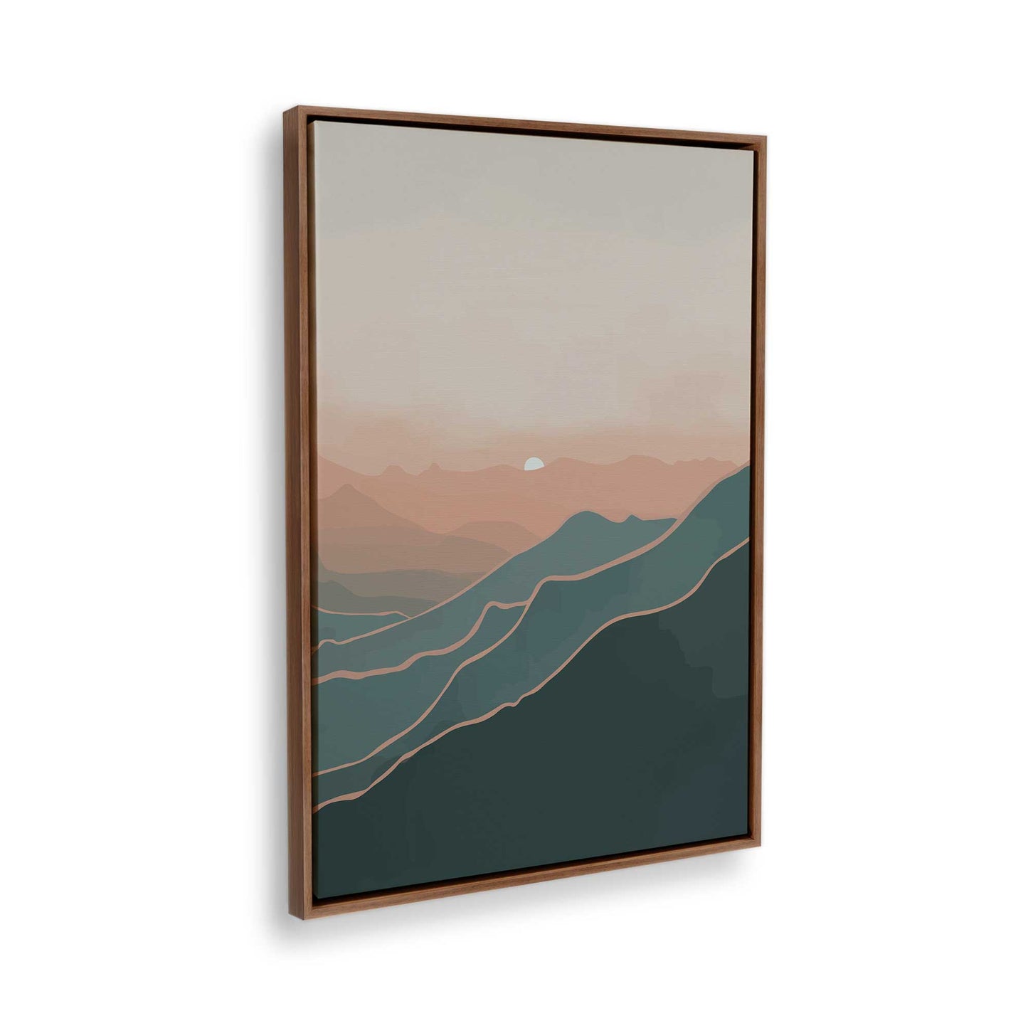 [Color:Walnut], Picture of the corner of the art