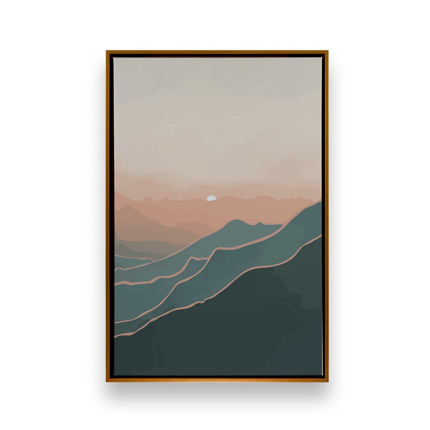 [Color:Polished Gold], Picture of art in a Polished Gold frame