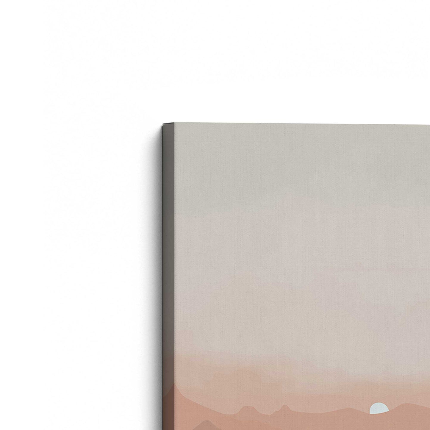 [Color:Stretched Canvas], Picture of the corner of the art