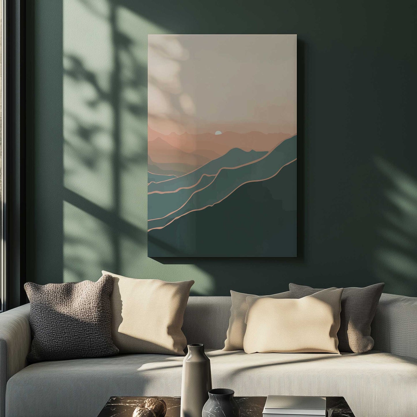 Picture of art in a room