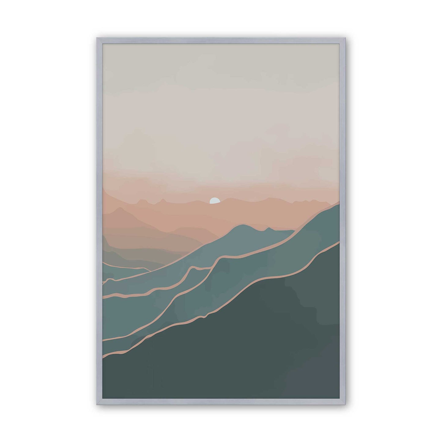 [Color:Polished Chrome], Picture of art in a Polished Chrome frame