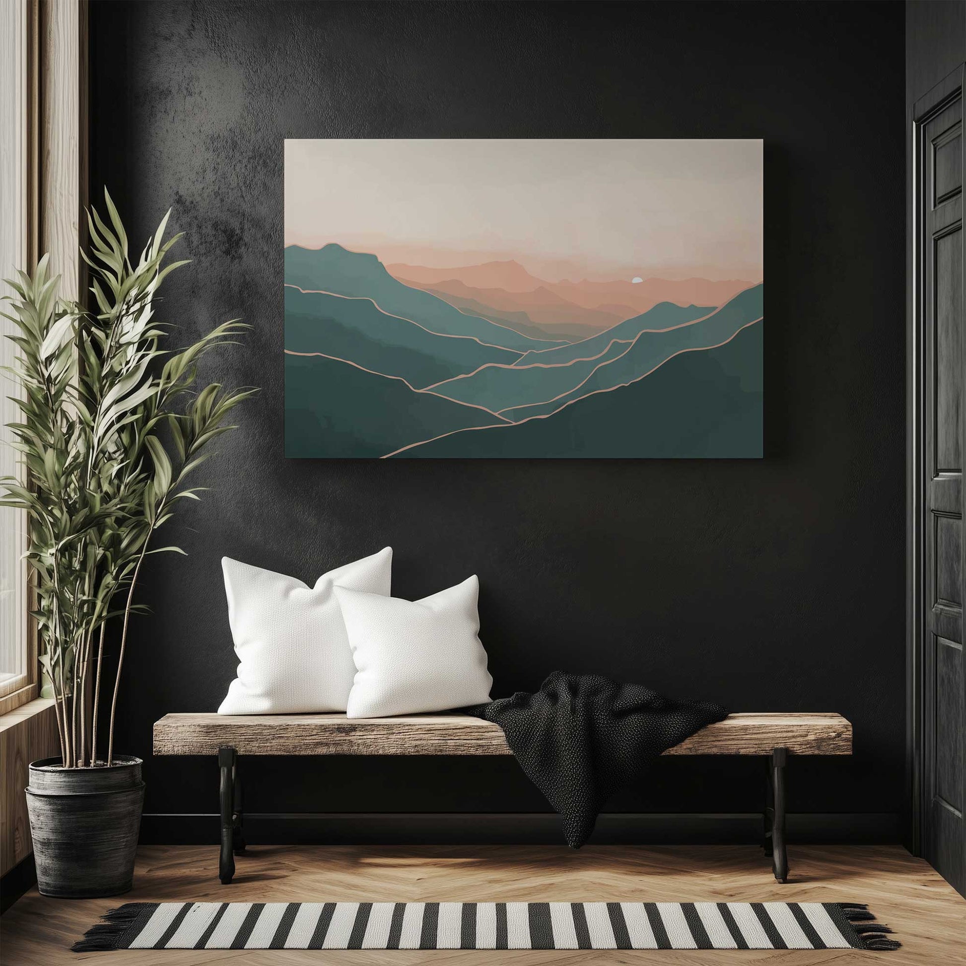 Picture of art in a room