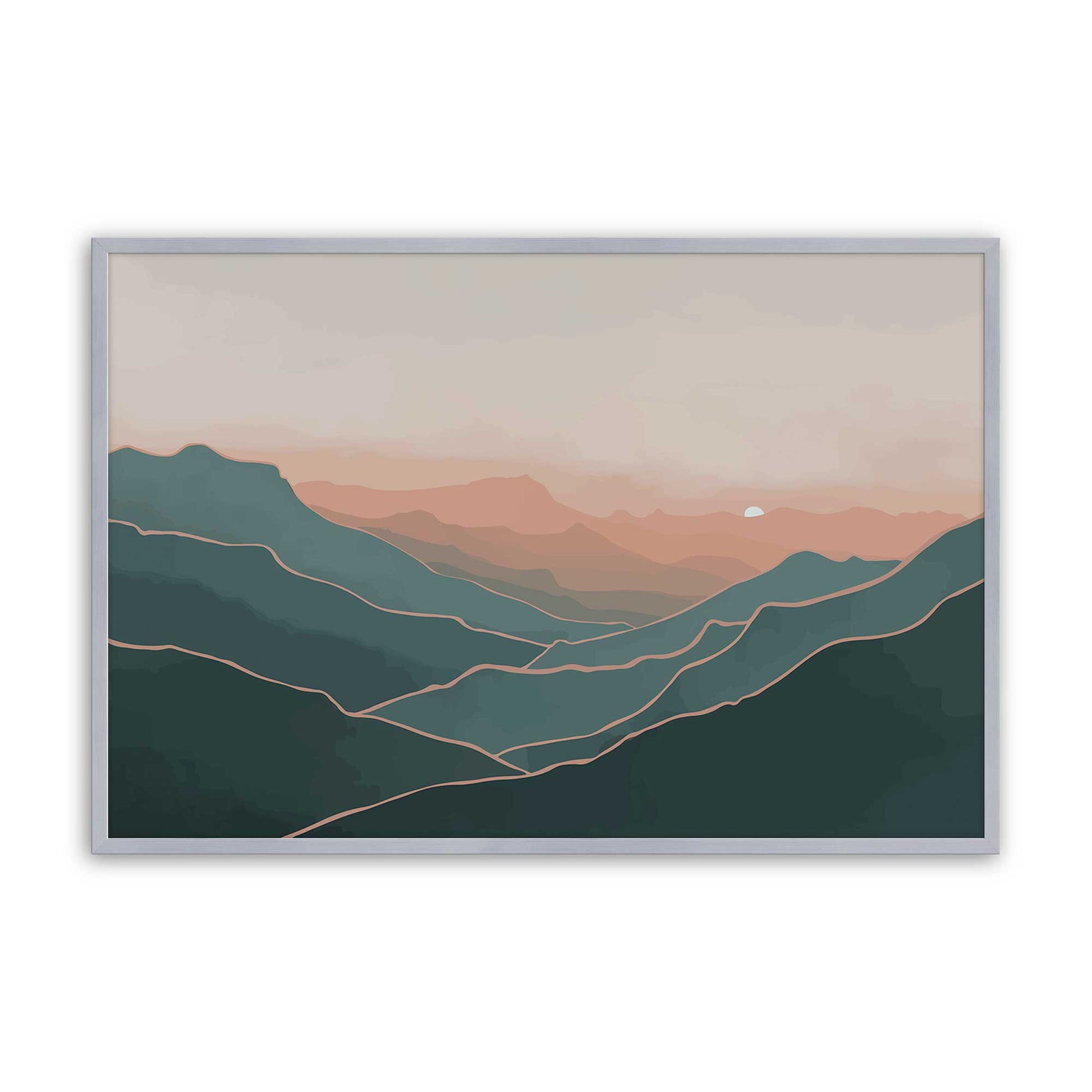 [Color:Polished Chrome], Picture of art in a Polished Chrome frame