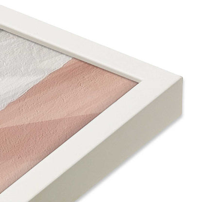 [Color:Opaque White], Picture of art in a Opaque White frame at an angle