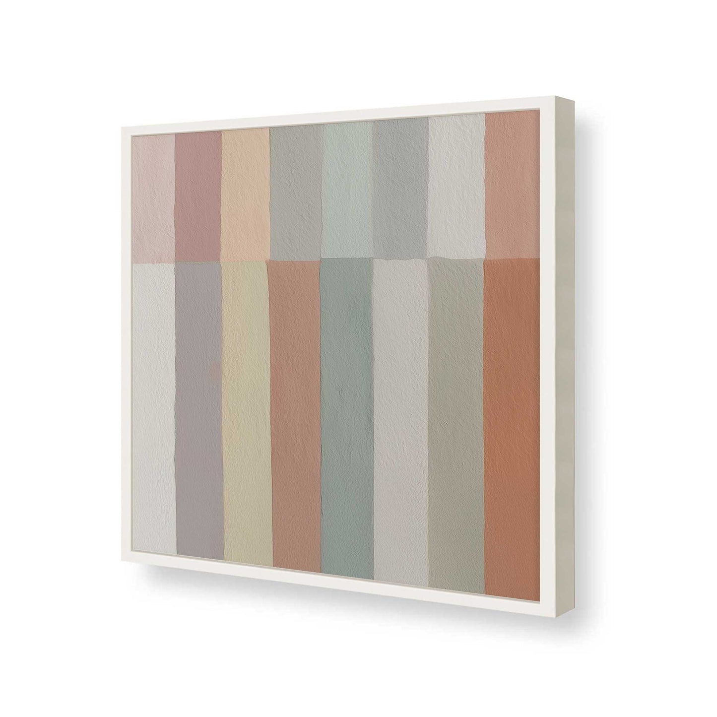 [Color:Opaque White], Picture of art in a Opaque White frame of the corner