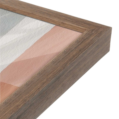[Color:Walnut], Picture of art in a Walnut frame at an angle