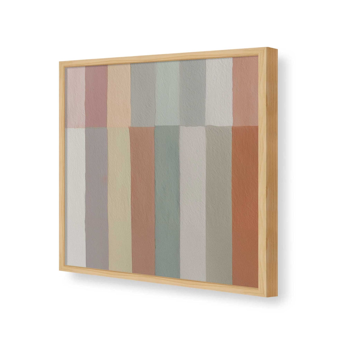 [Color:American Maple], Picture of art in a American Maple frame of the corner