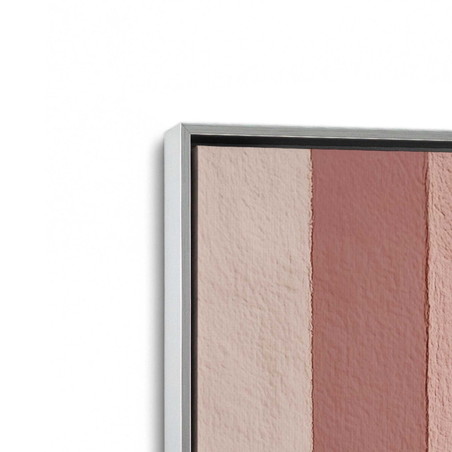 [Color:Polished Chrome], Picture of art in a Polished Chrome frame at an angle
