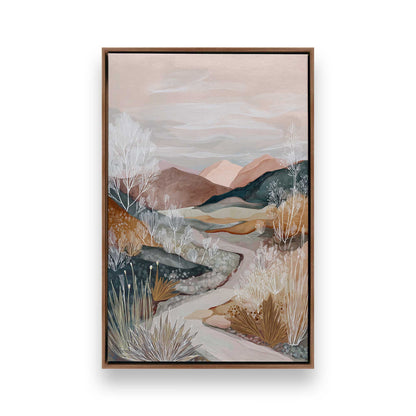 [Color:Walnut], Picture of art in a Walnut frame