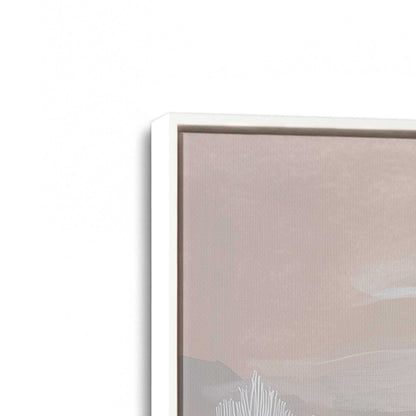 [Color:Opaque White], Picture of art in a White frame at an angle