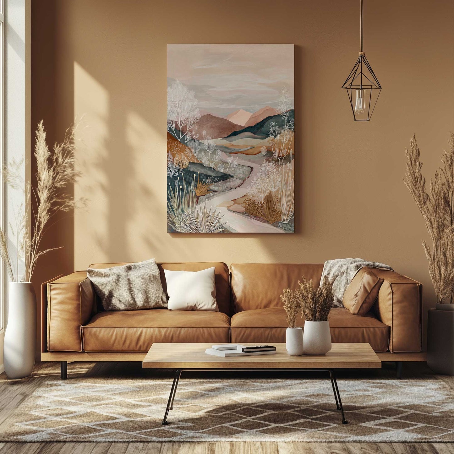 Picture of art in a room