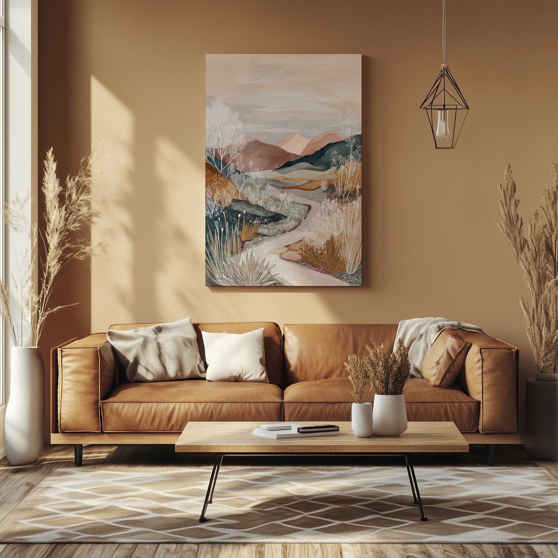 Picture of art in a room