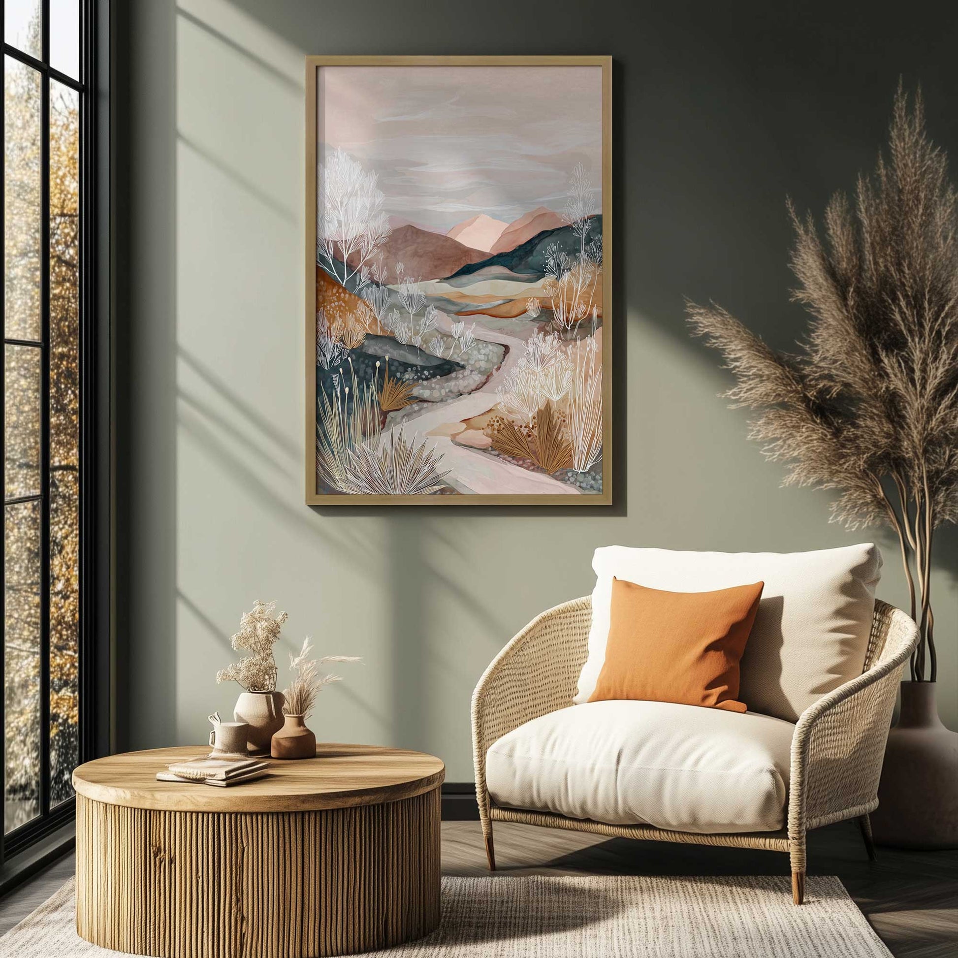 Picture of art in a room