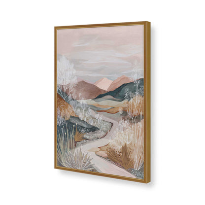 [Color:Polished Gold], Picture of art in a Polished Gold frame of the corner