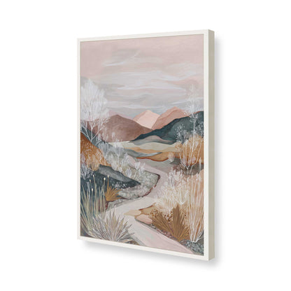 [Color:Opaque White], Picture of art in a Opaque White frame of the corner
