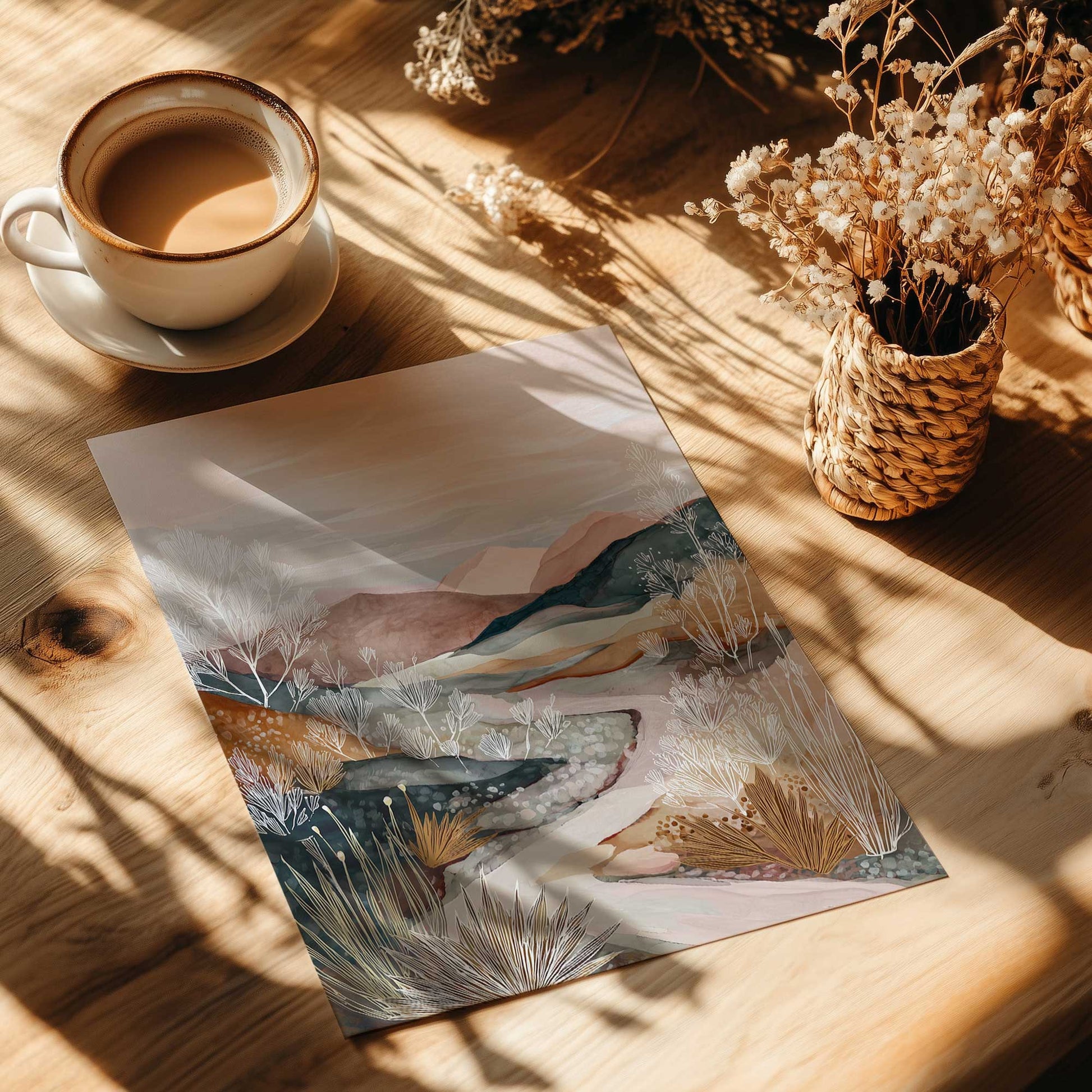 [Color:Rolled Print], Picture of close up of art