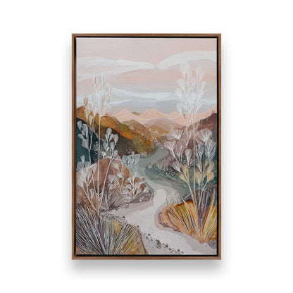 [Color:Walnut], Picture of art in a Walnut frame