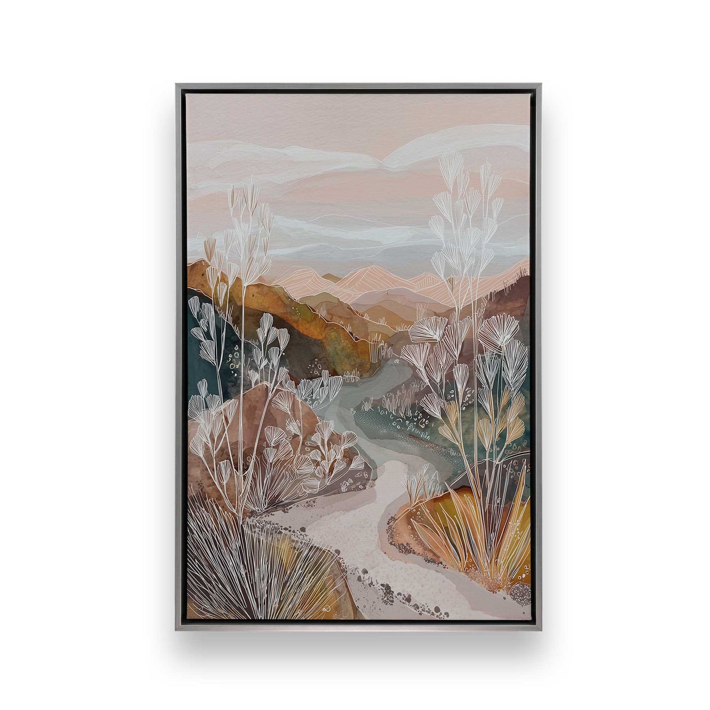 [Color:Polished Chrome], Picture of art in a Polished Chrome frame